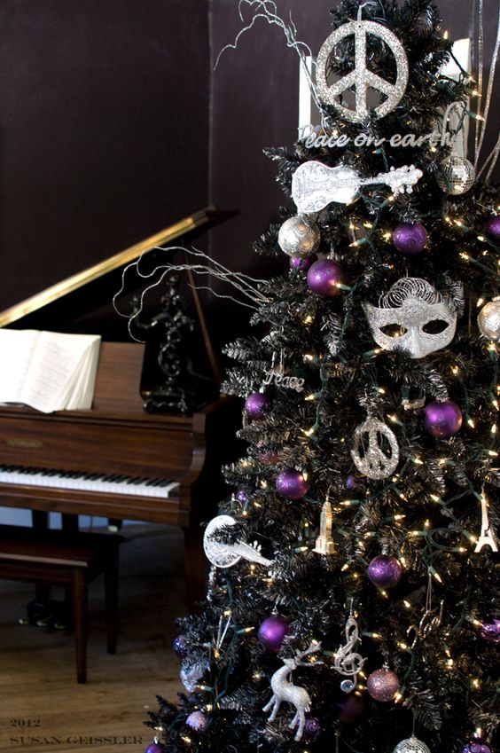 03-a-black-tree-with-whimsy-decor-and-silver-and-purple-ornaments