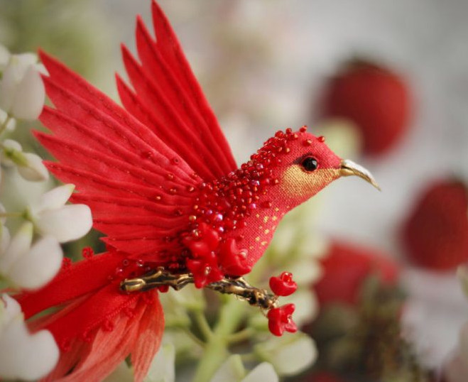 Райские птицы Юлии Гориной никого не оставят равнодушными. Потрясающая красота!