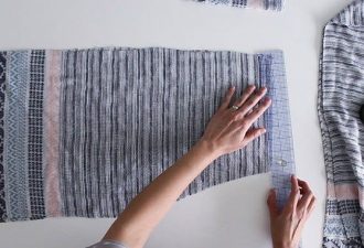 Кимоно из палантина без выкройки: мастер-класс