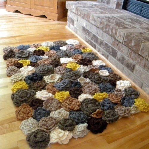 The Knitted Rug. 21 Fantastic Designs
