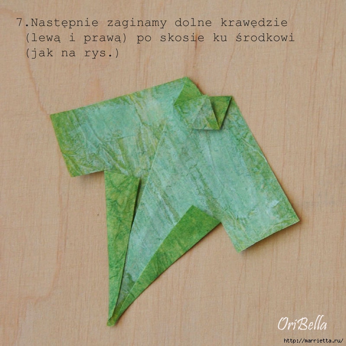 Декоративный плющ из бумаги в технике оригами. Мастер-класс (9) (700x700, 269Kb)