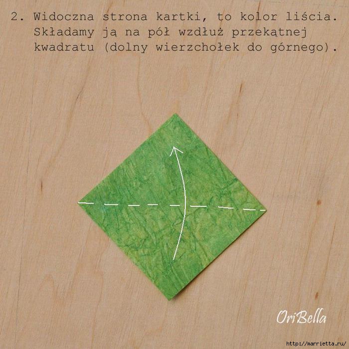 Декоративный плющ из бумаги в технике оригами. Мастер-класс (6) (700x700, 194Kb)